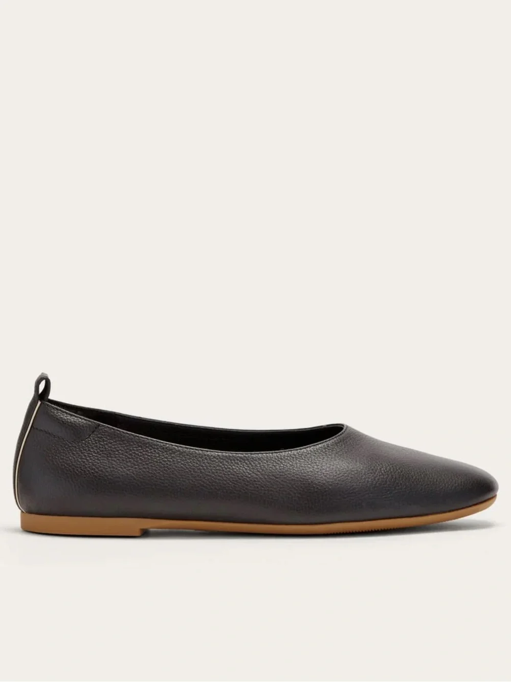 Everlane Day Glove Flat Black Leather Ballet Slip On Size 11 NWOB Chic - Picture 4 of 9